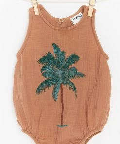 Show Me Your Mumu Theo Onesie ~ Palm Graphic Clothes