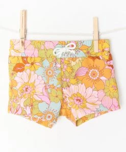Show Me Your Mumu New Mu Little Grom Trunks ~ Groovy Blooms