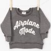 Show Me Your Mumu Sweaters Jack Sweatshirt ~ Airplane Mode Heather Graphic