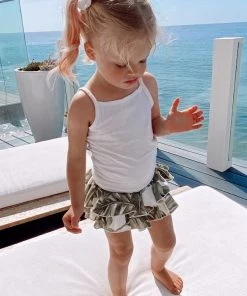 Show Me Your Mumu Clothes Baby Bloomers ~ Green Majestic Palm