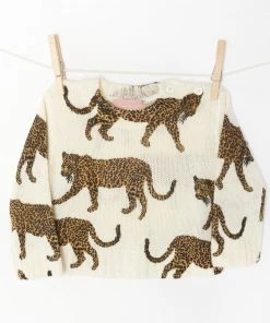 Show Me Your Mumu Mini Arroyo Sweater ~ Tossed Leopard Knit
