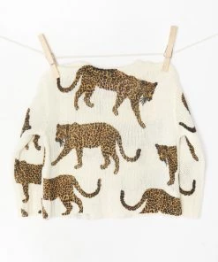 Show Me Your Mumu Mini Arroyo Sweater ~ Tossed Leopard Knit