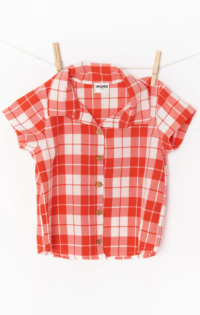 Show Me Your Mumu New Mu Lil Button Up Shirt ~ Picnic Plaid 6 Show Me Your Mumu New Mu Lil Button Up Shirt ~ Picnic Plaid