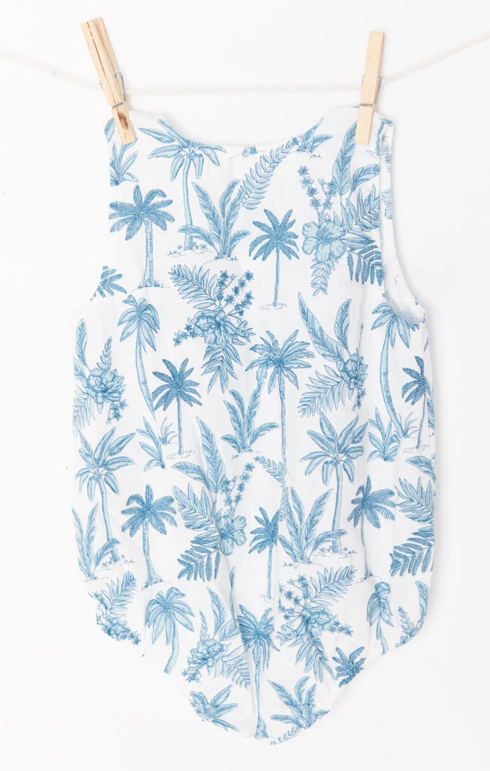 Show Me Your Mumu New Mu Rowan Onesie ~ Blue Lagoon Palm 4 Show Me Your Mumu New Mu Rowan Onesie ~ Blue Lagoon Palm