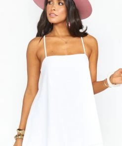 Show Me Your Mumu Christy Dress ~ White Linen