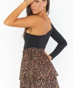 Show Me Your Mumu Aiden Mini Skirt ~ Midnight Floral