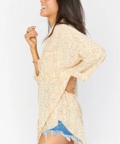 Show Me Your Mumu Johns Button Down Shirt ~ Desert Snake