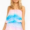 Show Me Your Mumu Thelma Ruffle Romper ~ MUmaid Waves 2 Show Me Your Mumu Thelma Ruffle Romper ~ MUmaid Waves