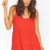 Show Me Your Mumu Caroline Mini Dress ~ Fire Red