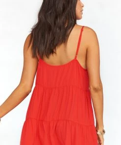 Show Me Your Mumu Caroline Mini Dress ~ Fire Red 9 Show Me Your Mumu Caroline Mini Dress ~ Fire Red