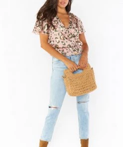 Show Me Your Mumu Audrina Top ~ Pink Cheetah Girl Silky Tops 10 Show Me Your Mumu Audrina Top ~ Pink Cheetah Girl Silky Tops