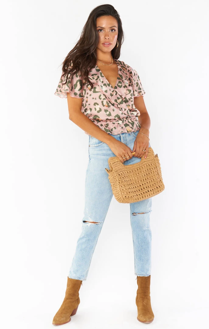 Show Me Your Mumu Audrina Top ~ Pink Cheetah Girl Silky Tops 6 Show Me Your Mumu Audrina Top ~ Pink Cheetah Girl Silky Tops