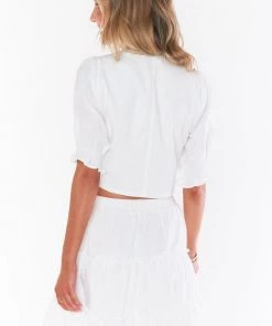 Show Me Your Mumu Devon Mini Skirt ~ White Tulips New Mu