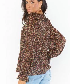 Show Me Your Mumu Bren Blouse ~ Midnight Floral New Mu 12 Show Me Your Mumu Bren Blouse ~ Midnight Floral New Mu