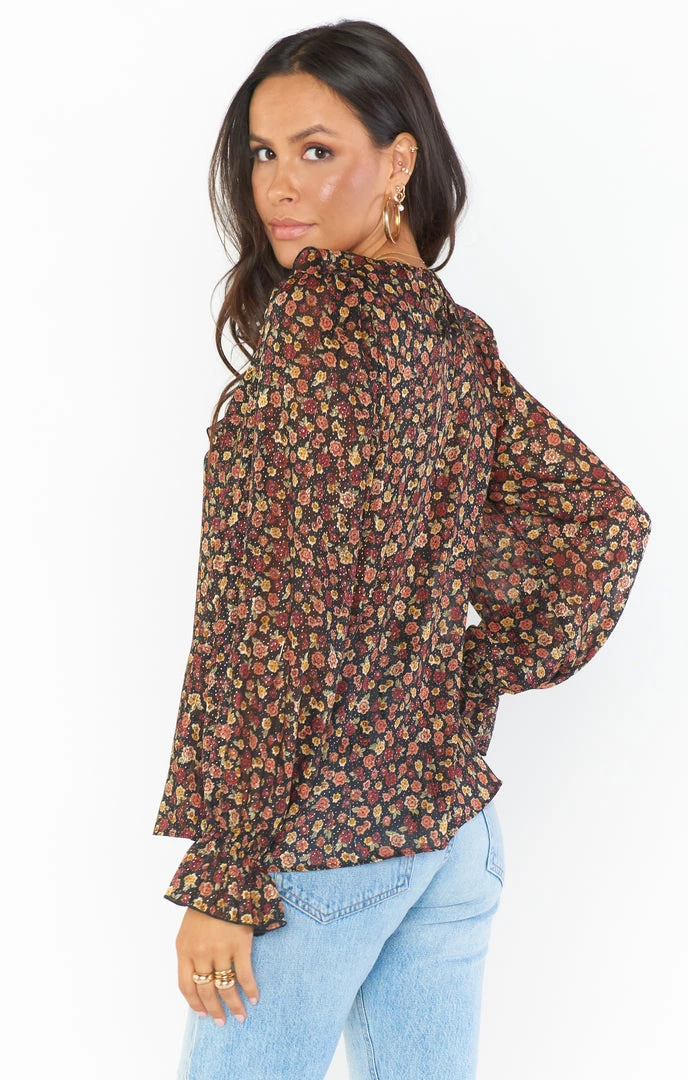 Show Me Your Mumu Bren Blouse ~ Midnight Floral New Mu 6 Show Me Your Mumu Bren Blouse ~ Midnight Floral New Mu