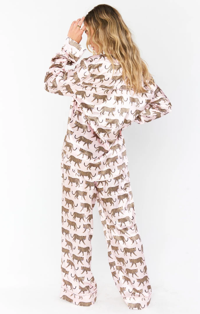 Show Me Your Mumu New Mu Classic PJ Set ~ Pink Catwalk Cheetah 6 Show Me Your Mumu New Mu Classic PJ Set ~ Pink Catwalk Cheetah