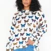 Show Me Your Mumu Bonfire Sweater ~ Butterflies In My Eyes Knit New Mu