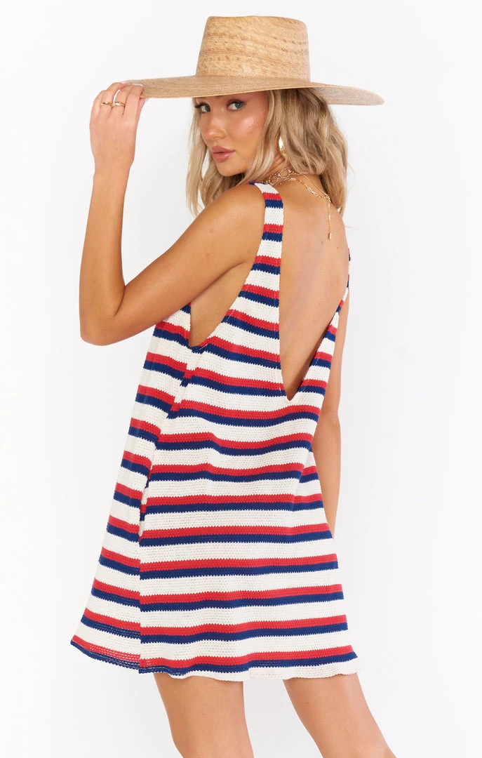 Show Me Your Mumu Teeny Dress ~ Patriot Stripe Knit Dresses 6 Show Me Your Mumu Teeny Dress ~ Patriot Stripe Knit Dresses
