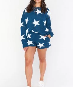 Show Me Your Mumu Boardwalk Shorts ~ Star Tossed Knit 10 Show Me Your Mumu Boardwalk Shorts ~ Star Tossed Knit
