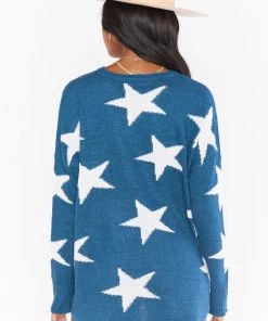 Show Me Your Mumu Bronson Sweater ~ Star Tossed Knit New Mu 16 Show Me Your Mumu Bronson Sweater ~ Star Tossed Knit New Mu