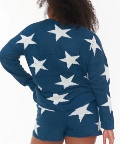 Show Me Your Mumu Bronson Sweater ~ Star Tossed Knit New Mu 17 Show Me Your Mumu Bronson Sweater ~ Star Tossed Knit New Mu