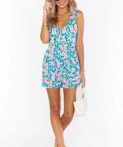 Show Me Your Mumu New Mu Tilda Tie Romper ~ Violets Garden