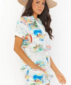 Show Me Your Mumu Antonelli Top ~ Island Getaway Linen