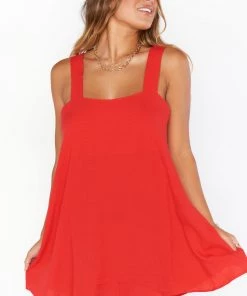 Show Me Your Mumu Ambres Mini Dress ~ Red New Mu