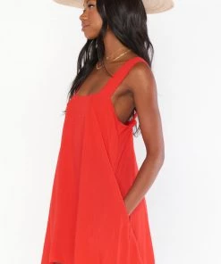 Show Me Your Mumu Ambres Mini Dress ~ Red New Mu