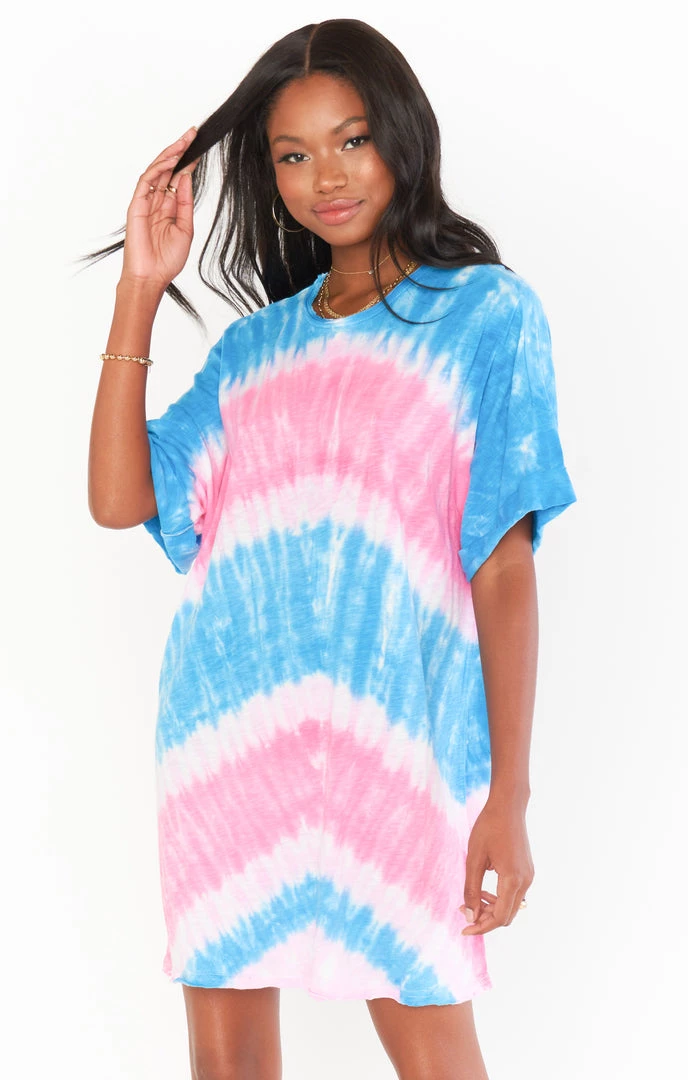Show Me Your Mumu Dresses Dylan Tshirt Dress ~ Cotton Candy Tie Dye 4 Show Me Your Mumu Dresses Dylan Tshirt Dress ~ Cotton Candy Tie Dye