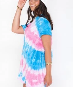 Show Me Your Mumu Dresses Dylan Tshirt Dress ~ Cotton Candy Tie Dye 13 Show Me Your Mumu Dresses Dylan Tshirt Dress ~ Cotton Candy Tie Dye