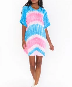 Show Me Your Mumu Dresses Dylan Tshirt Dress ~ Cotton Candy Tie Dye 18 Show Me Your Mumu Dresses Dylan Tshirt Dress ~ Cotton Candy Tie Dye