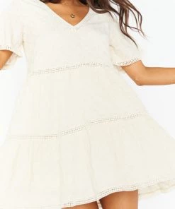 Show Me Your Mumu Cia Mini Dress ~ Midsummer Ivory