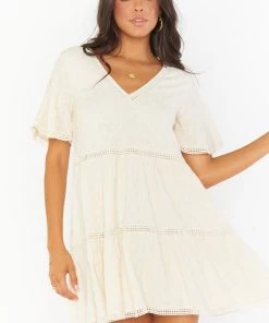Show Me Your Mumu Cia Mini Dress ~ Midsummer Ivory