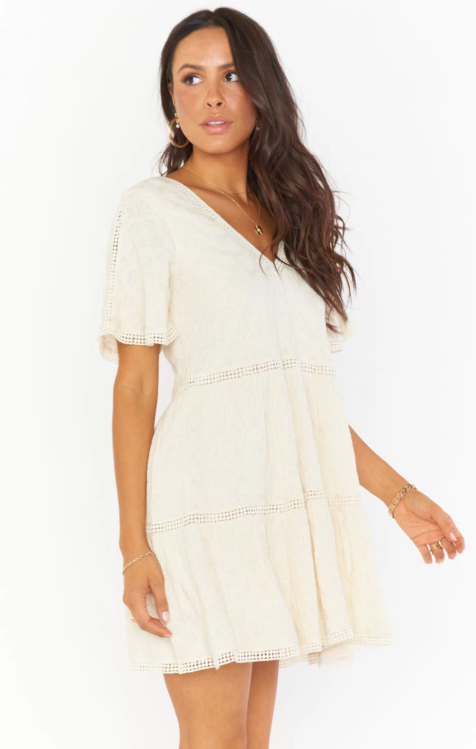Show Me Your Mumu Cia Mini Dress ~ Midsummer Ivory 5 Show Me Your Mumu Cia Mini Dress ~ Midsummer Ivory