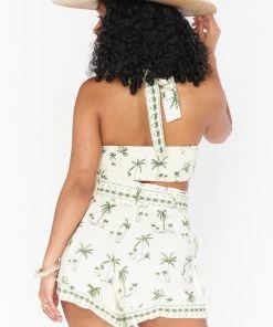 Show Me Your Mumu Clara Crop Top ~ Ocean Drive Palm