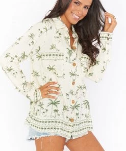 Show Me Your Mumu Marcella Shirt ~ Ocean Drive Palm