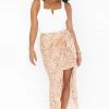 Show Me Your Mumu Wrap Me Up Skirt ~ Sandy Cheetah New Mu