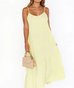 Show Me Your Mumu Caroline Maxi Dress ~ Lemon Dresses
