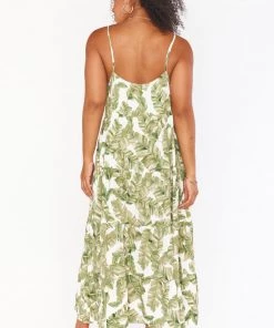Show Me Your Mumu Caroline Maxi Dress ~ Green Majestic Palm Dresses