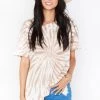 Show Me Your Mumu Cooper Tee ~ Taupe Tie Dye Tops 2 Show Me Your Mumu Cooper Tee ~ Taupe Tie Dye Tops