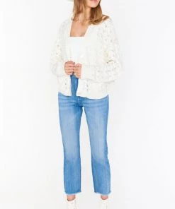 Show Me Your Mumu Quinn Cardi ~ White Knit New Mu