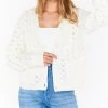 Show Me Your Mumu Quinn Cardi ~ White Knit New Mu