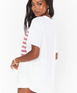 Show Me Your Mumu Cooper Tee ~ American Flag Graphic New Mu