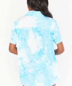 Show Me Your Mumu Sunday Morning Sleep Set ~ Cloud Tie Dye