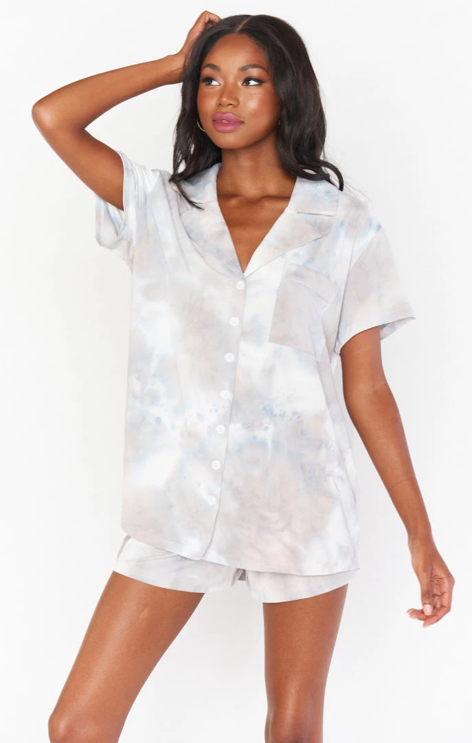 Show Me Your Mumu Tops Sunday Morning Sleep Set ~ Marble Tie Dye Knit 3 Show Me Your Mumu Tops Sunday Morning Sleep Set ~ Marble Tie Dye Knit