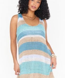 Show Me Your Mumu New Mu Summerly Mini Dress ~ Mermaid Crochet