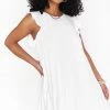 Show Me Your Mumu Daydream Mini Dress ~ White Linen New Mu