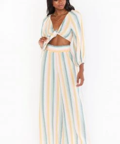 Show Me Your Mumu Lexa Top ~ Sunset Stripe