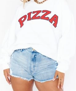 Show Me Your Mumu Stanley Sweatshirt ~ Pizza Graphic New Mu